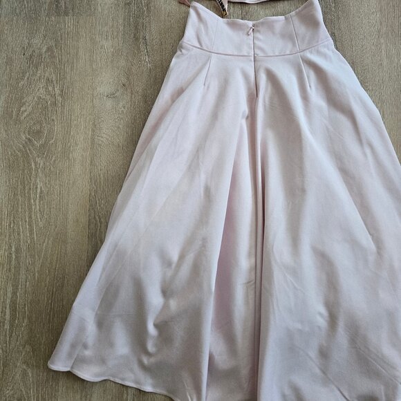 House of CB Pabla Bralette Top & Rita Midi Skirt Set Pink Small New With Tags - Picture 12 of 16